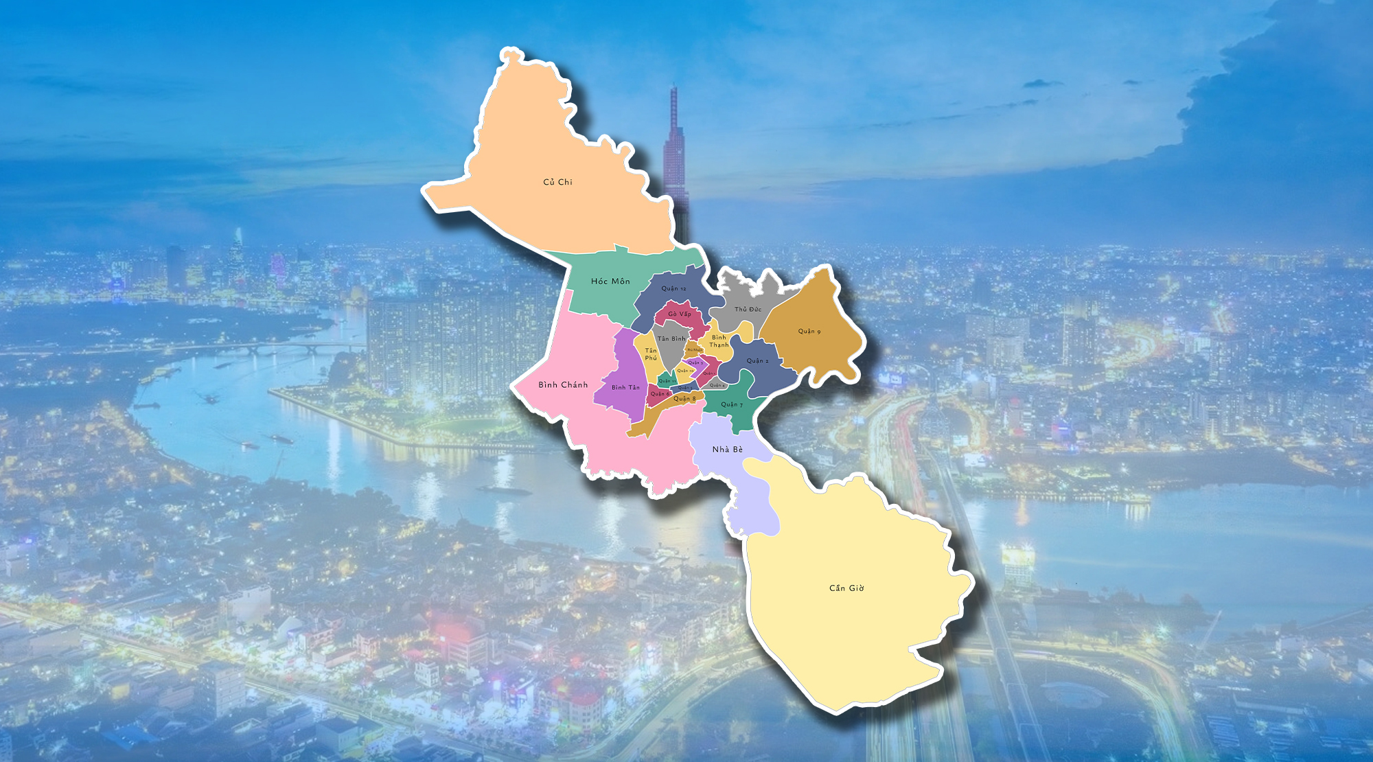 Infographic: Chi tiết tên 102 phường, xã mới của TPHCM sau sáp nhập