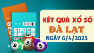 Kết quả xổ số Đà Lạt hôm nay 6/4/2025 - XSDL 6/4