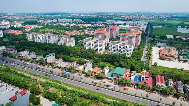 Giá đất tại huyện Gia Lâm cũng đang tăng mạnh.